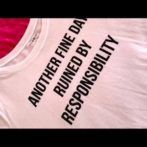 Torrid Tee: Another fine day ruined